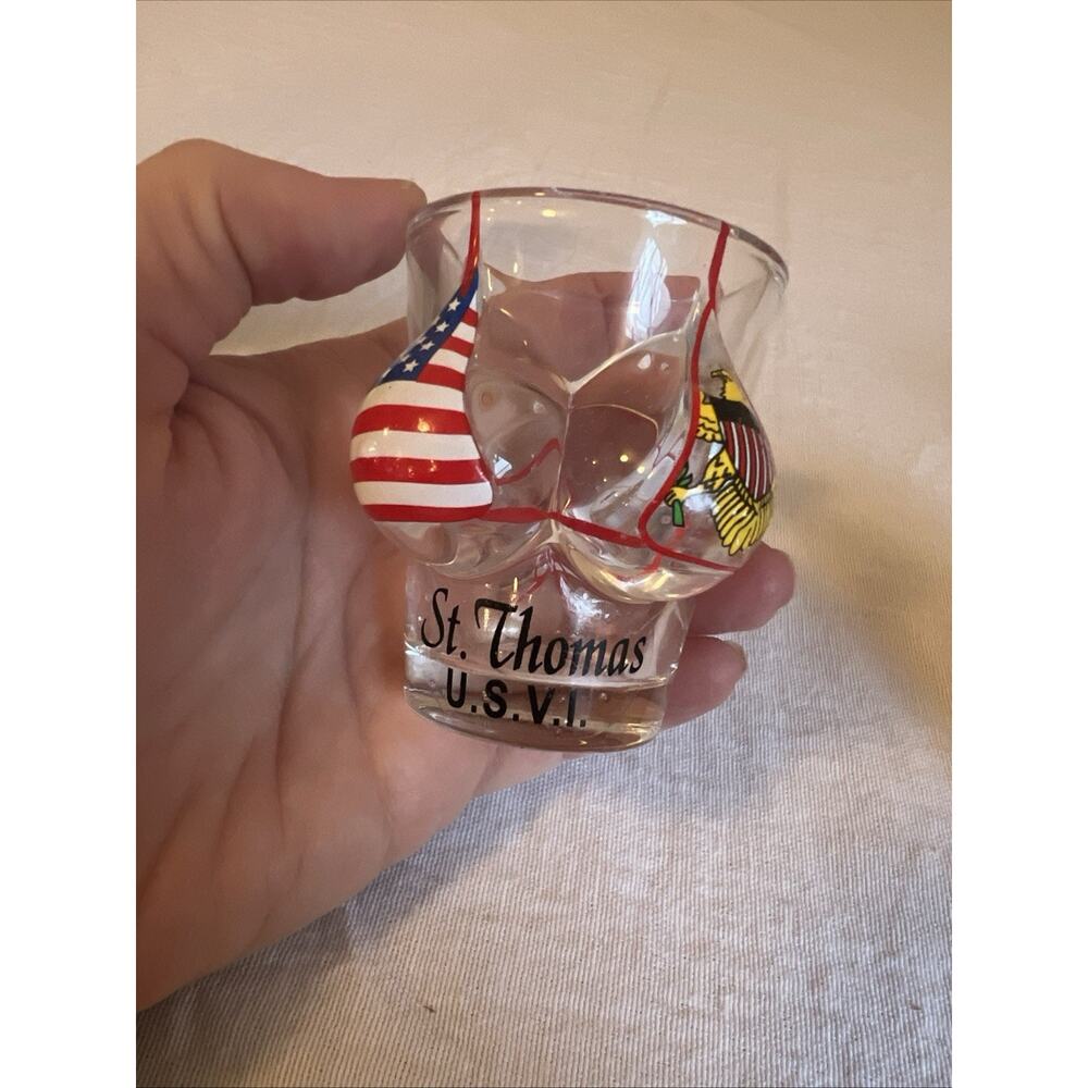 St. Thomas USAVI Americian Bikini Shot glass